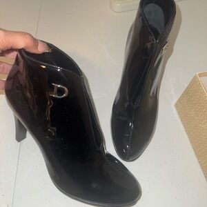 Dibrera Black High Heel Boots
